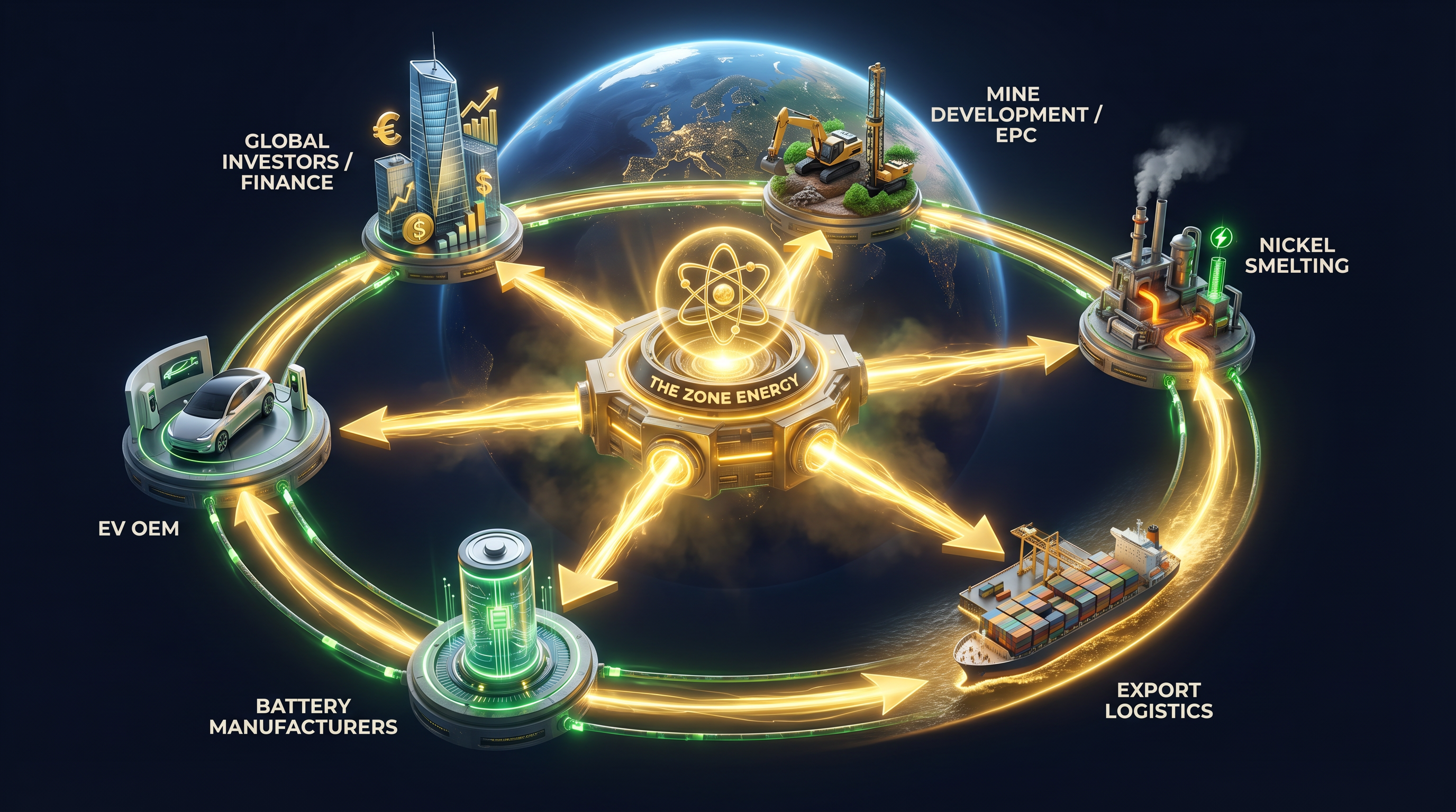 The Zone Energy Global Network Hub